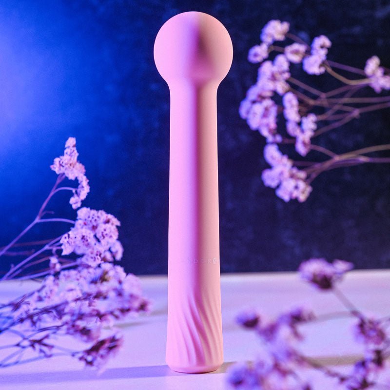 Gender X FLEXI WAND - Pink 16.6 cm USB Rechargeable Vibrator - Silk and Sin