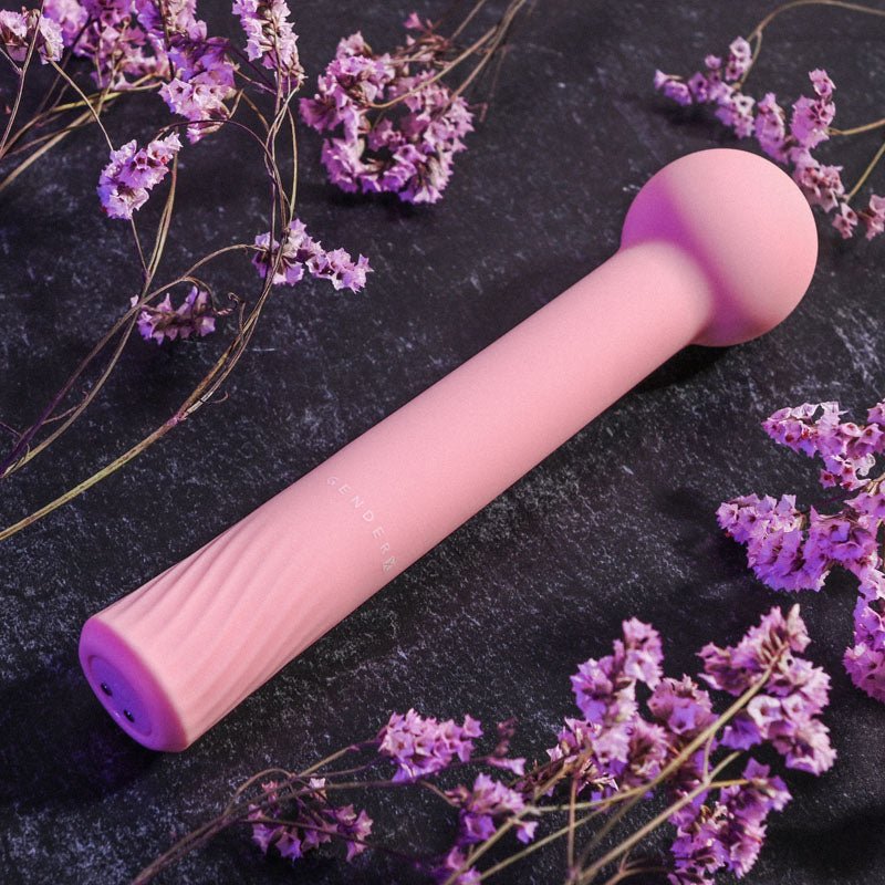 Gender X FLEXI WAND - Pink 16.6 cm USB Rechargeable Vibrator - Silk and Sin