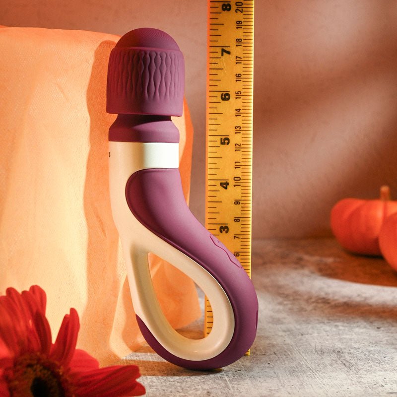 Gender X HANDLE IT - Purple/White USB Rechargeable Massager Wand - Silk and Sin
