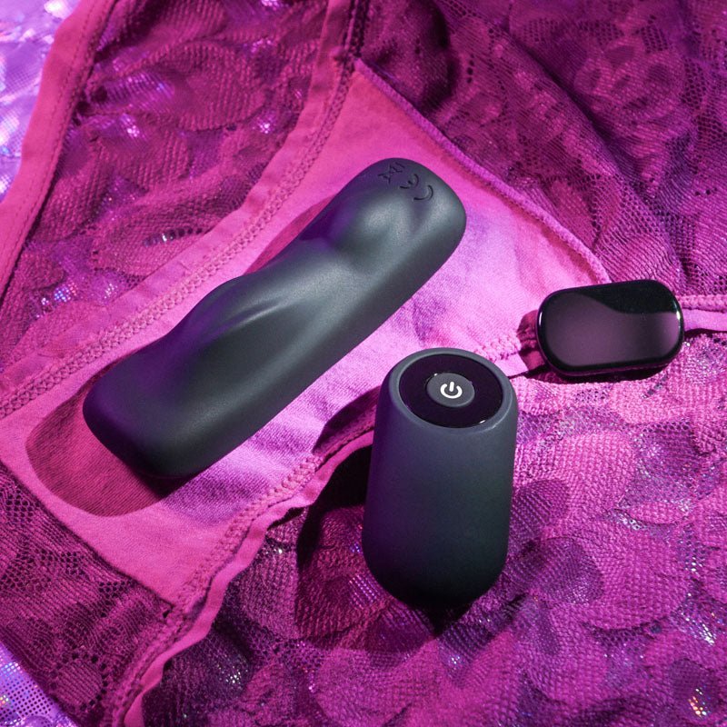 Gender X OUR UNDIE VIBE - Black USB Rechargeable Panty Vibe - Silk and Sin
