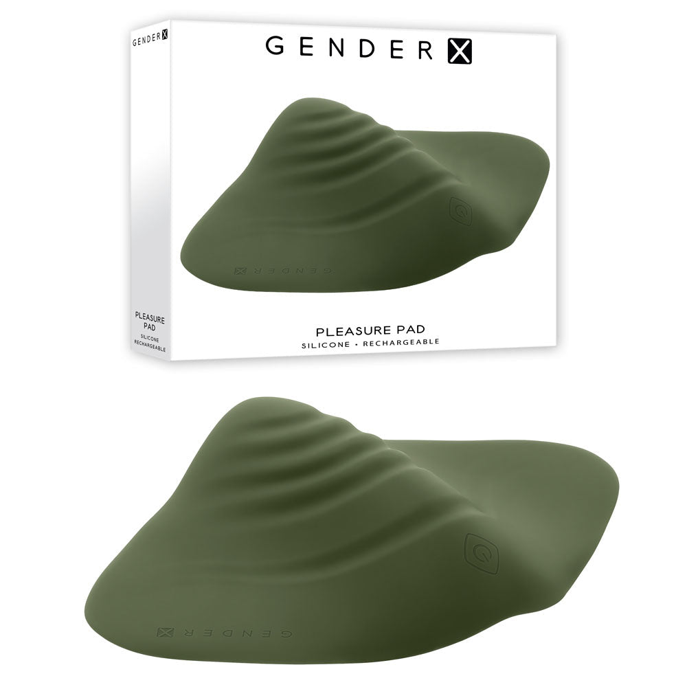 Gender X PLEASURE PAD - Green USB Rechargeable Grinding Pad - Silk and Sin
