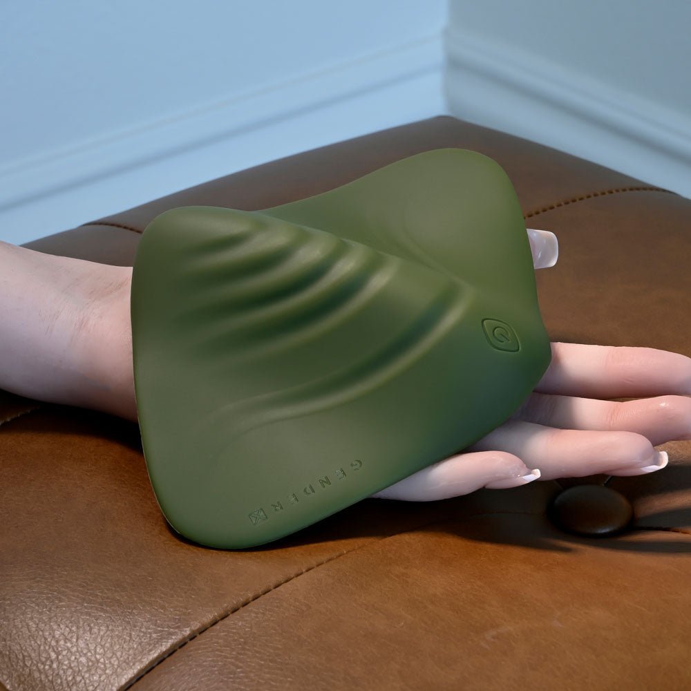 Gender X PLEASURE PAD - Green USB Rechargeable Grinding Pad - Silk and Sin