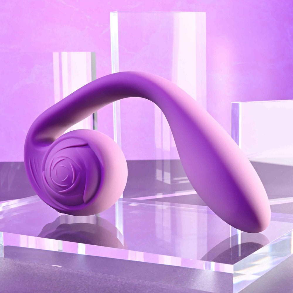 Gender X POSEABLE YOU - Purple USB Rechargeable Poseable Vibrator - Silk and Sin