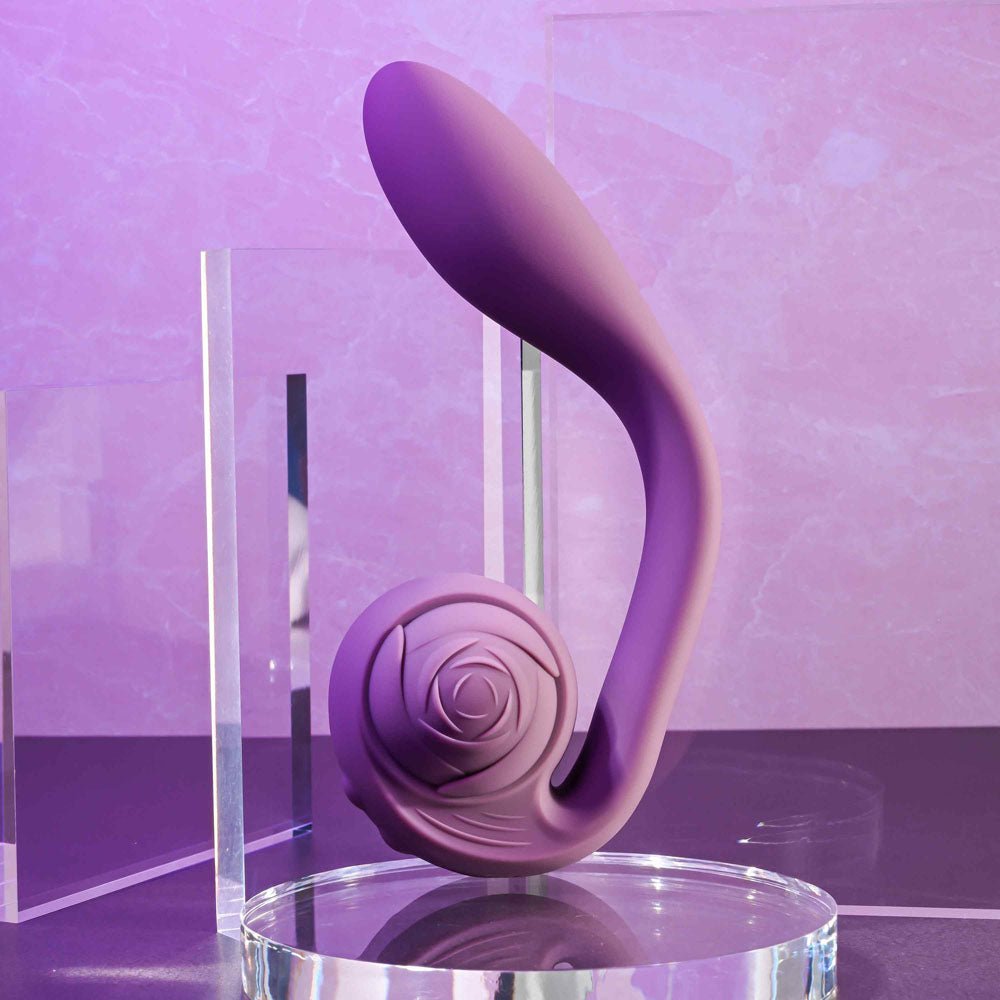 Gender X POSEABLE YOU - Purple USB Rechargeable Poseable Vibrator - Silk and Sin