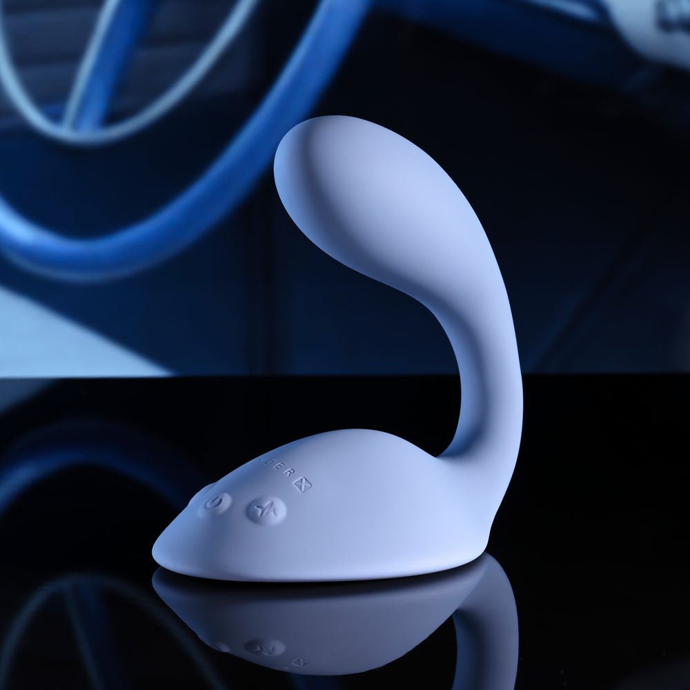 Gender X SHIFTING GEARS - Blue USB Rechargeable Vibrating Grinding Pad - silkandsin
