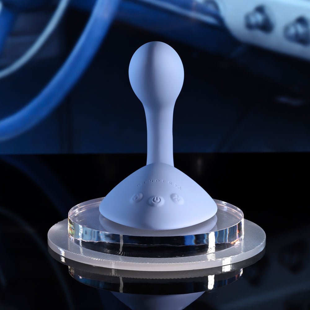 Gender X SHIFTING GEARS - Blue USB Rechargeable Vibrating Grinding Pad - silkandsin