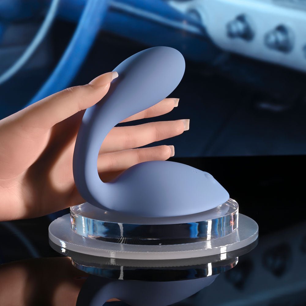 Gender X SHIFTING GEARS - Blue USB Rechargeable Vibrating Grinding Pad - silkandsin