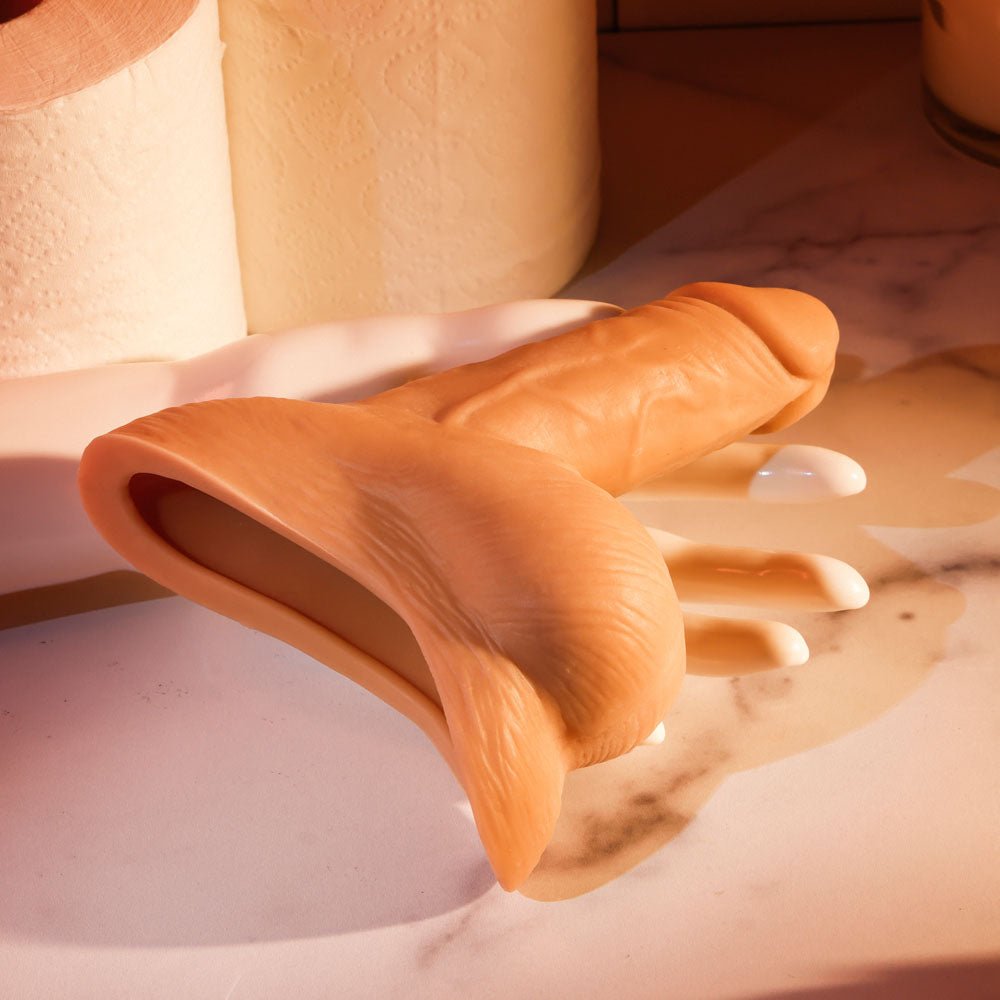 Gender X STAND TO PEE - Light - Flesh Realistic Stand-To-Pee Funnel - Silk and Sin