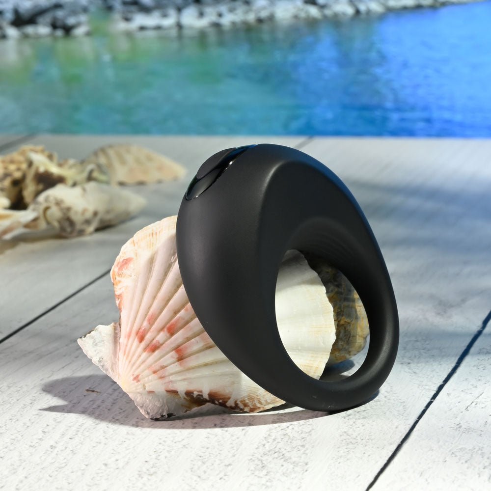 Gender X TEAMWORK - Black USB Rechargeable Rimming Butt Plug & Vibrating Cock Ring - Silk and Sin