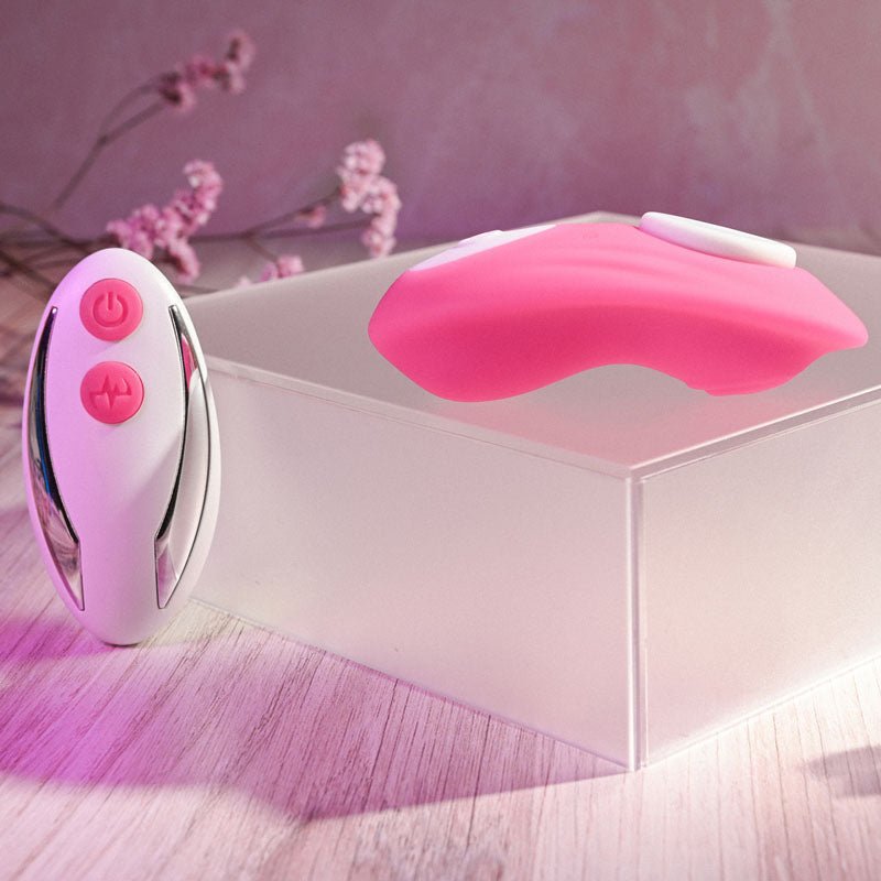 Gender X UNDER THE RADAR - Pink USB Rechargeable Panty Vibe - Silk and Sin