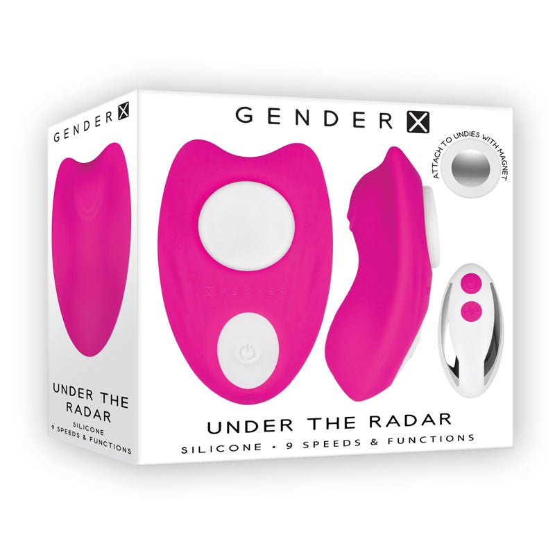 Gender X UNDER THE RADAR - Pink USB Rechargeable Panty Vibe - Silk and Sin