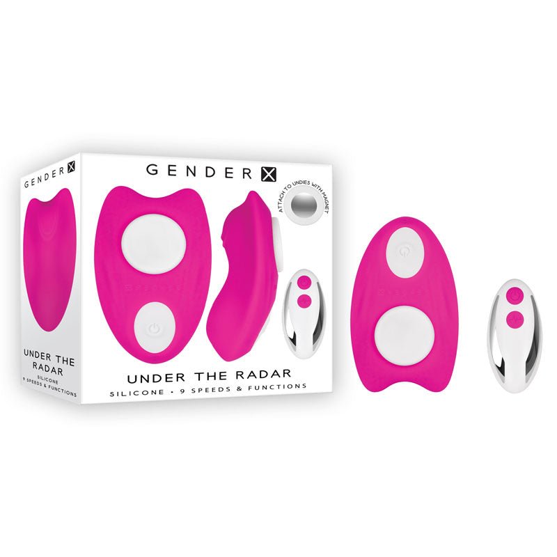 Gender X UNDER THE RADAR - Pink USB Rechargeable Panty Vibe - Silk and Sin