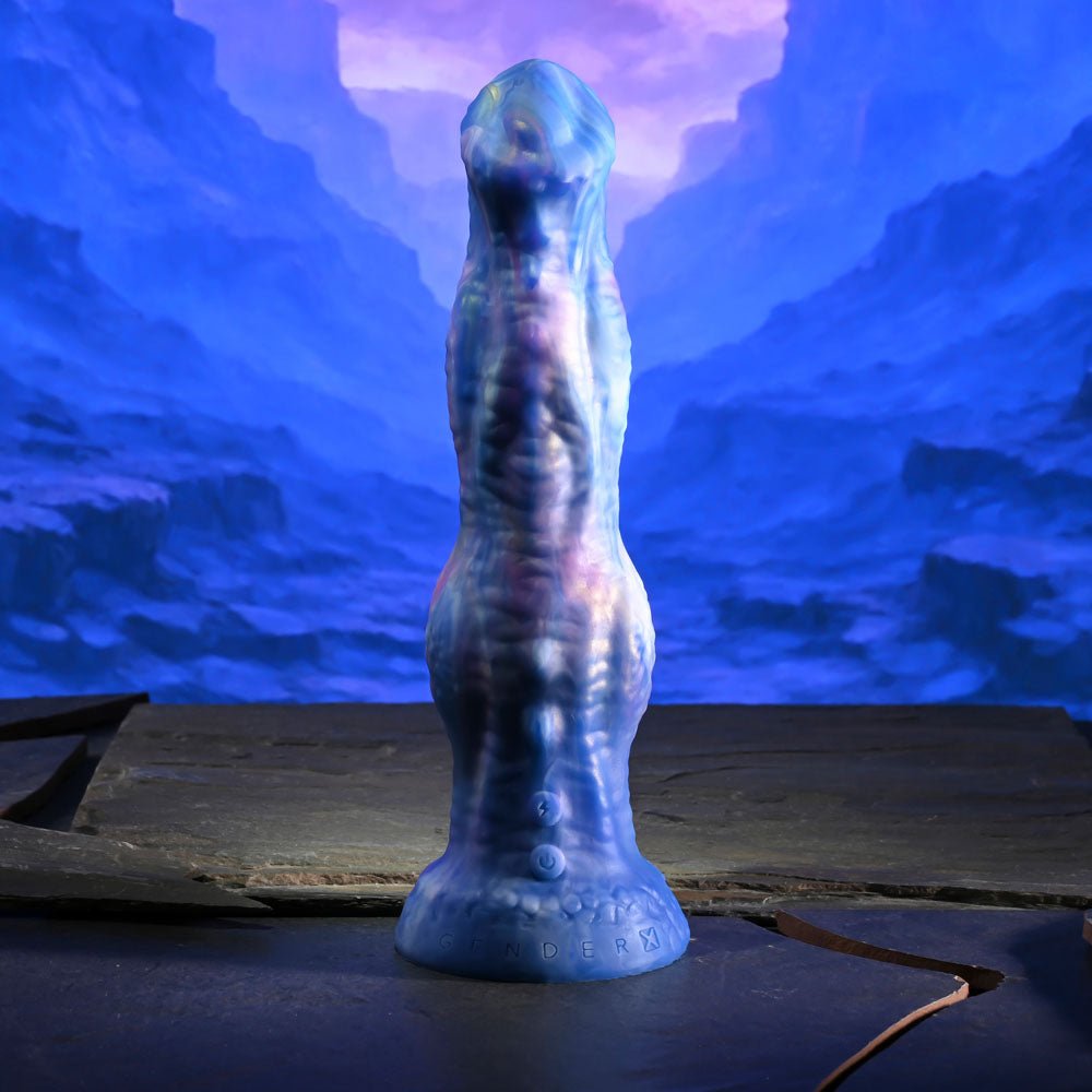 Gender X WILDEST DREAMS - USB Rechargeable Vibrating and Thrusting Fantasy Dildo with Wireless Remote - silkandsin