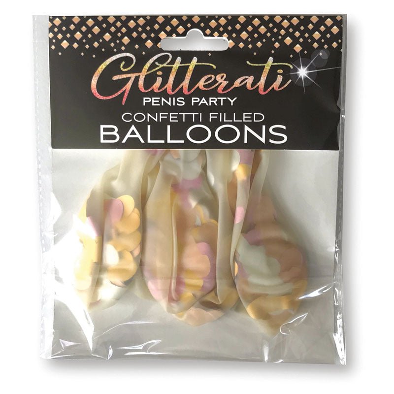 Glitterati - Confetti Balloons - Party Balloons - 5 Pack - Silk and Sin