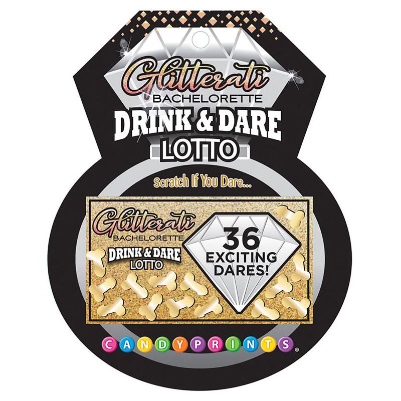 Glitterati - Drink And Dare Lotto - Hens Party Lotto Game - Silk and Sin