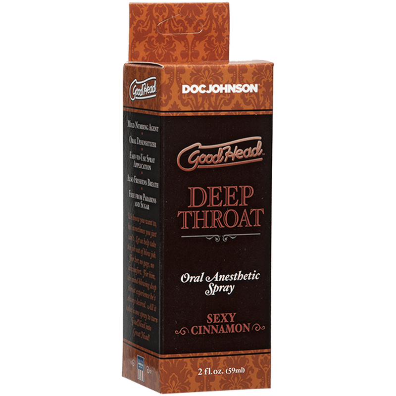 GoodHead Deep Throat Spray Cinnamon 59ml - Silk and Sin
