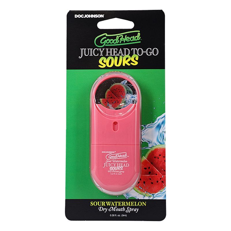 GoodHead Juicy Head Spray To-Go Sour Watermelon 9ml - Silk and Sin