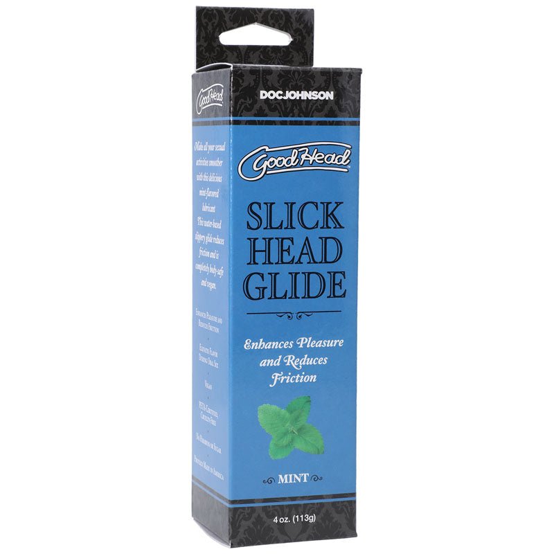 GoodHead Slick Head Glide - Mint - Mint Flavoured Lubricant - 120 ml Tube - Silk and Sin
