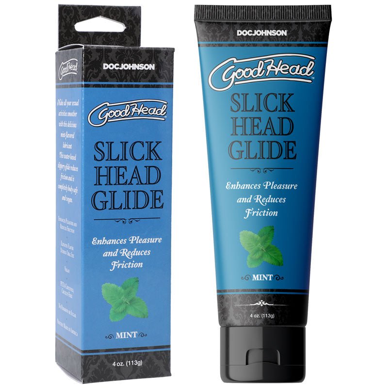 GoodHead Slick Head Glide - Mint - Mint Flavoured Lubricant - 120 ml Tube - Silk and Sin