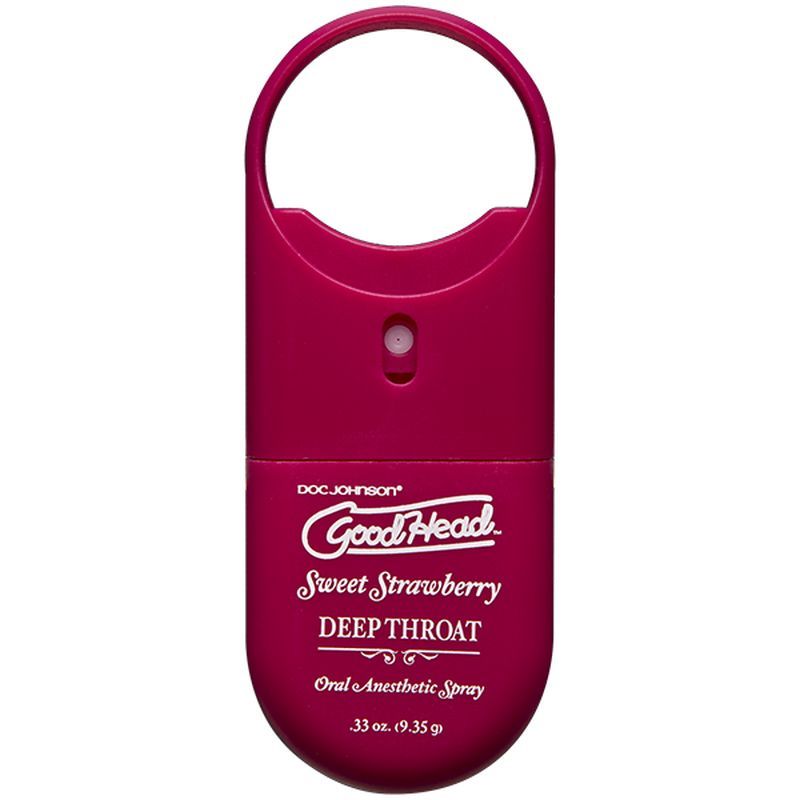 GoodHead To-Go Deep Throat Spray Sweet Strawberry 9ml - Silk and Sin