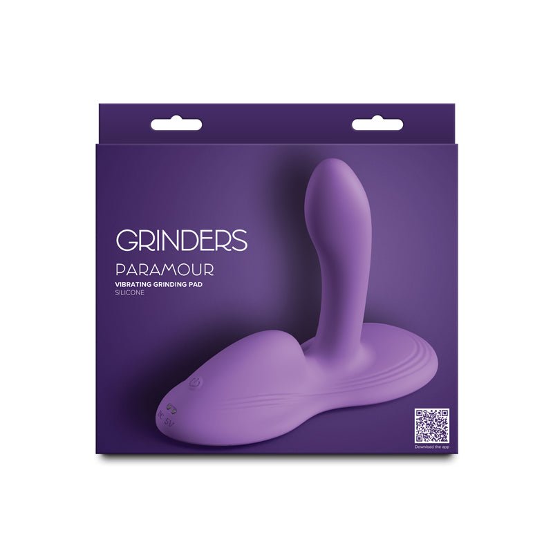 Grinders Paramour - Purple - Purple USB Rechargeable Vibrating Grinder Pad - Silk and Sin