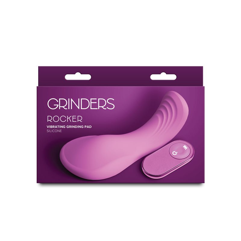 Grinders Rocker - Pink - Pink USB Rechargeable Vibrating Grinder Pad with Remote - Silk and Sin