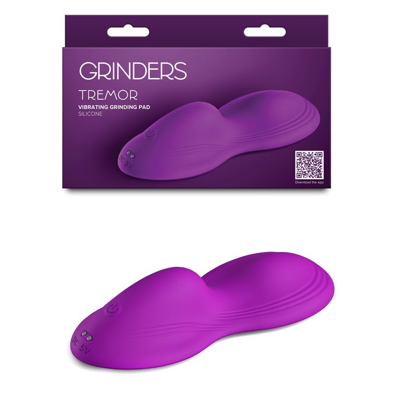 Grinders Tremor - Violet - Violet USB Rechargeable Vibrating Grinder Pad - Silk and Sin