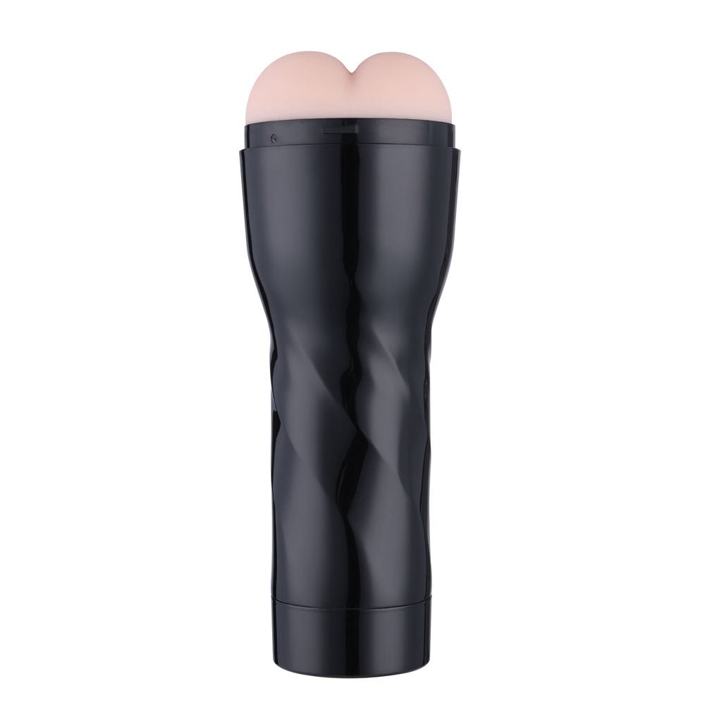 Hismith Vibrating Stroker Machine Attachment - USB Rechargeable Vibrating Stroker for Hismith Sex Machines - Silk and Sin