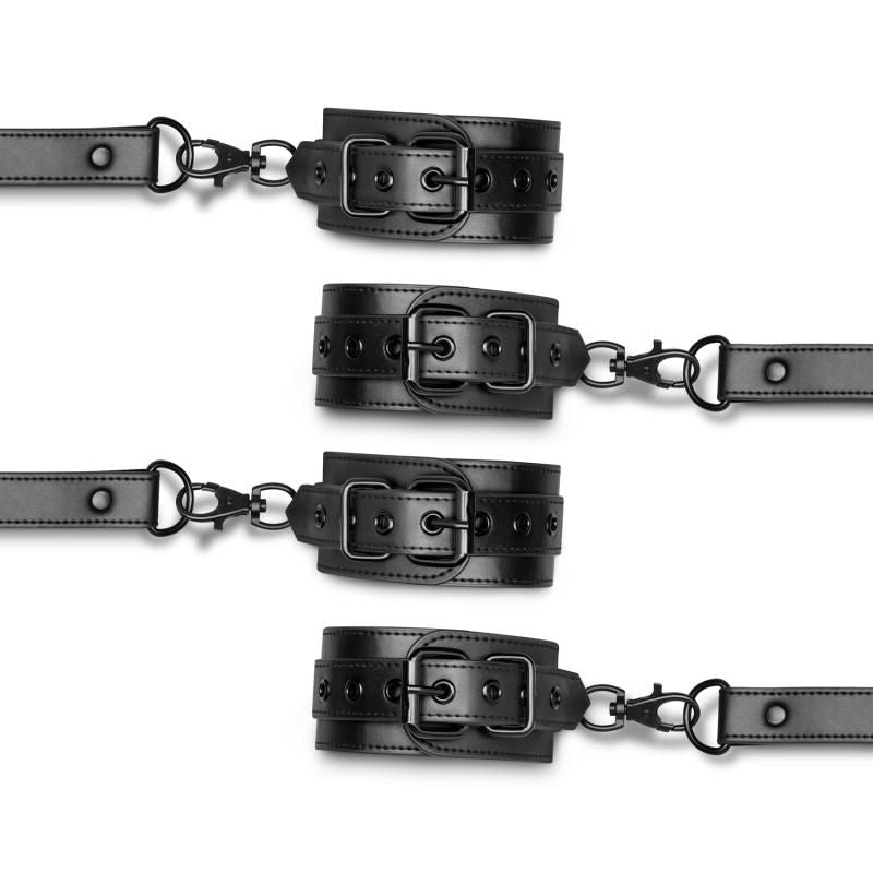 Hogtie with Hand and Ankle Cuffs - Silk and Sin