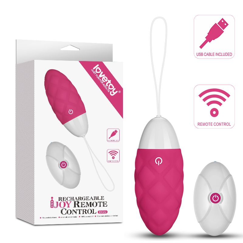 IJOY Wireless Remote Control Rechargeable Egg Pink - Silk and Sin