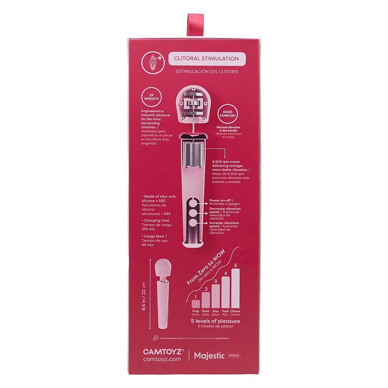 Intense App Controlled Wand Vibrator - Silk and Sin