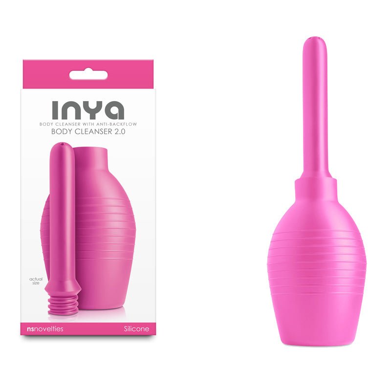 INYA Body Cleanser 2.0 - Pink - Pink Unisex Douche - Silk and Sin