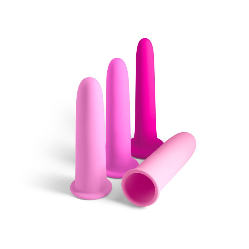 INYA Gliders - Pink - Pink 4 Piece Dilator Set - Silk and Sin