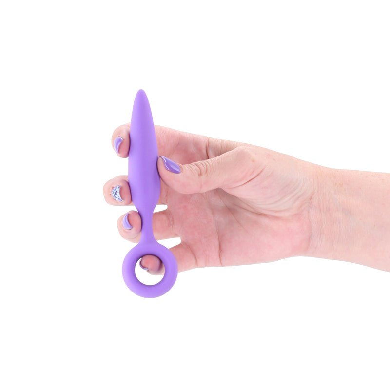 INYA Slide - Purple - Purple 12.7 cm Anal Plug - Silk and Sin