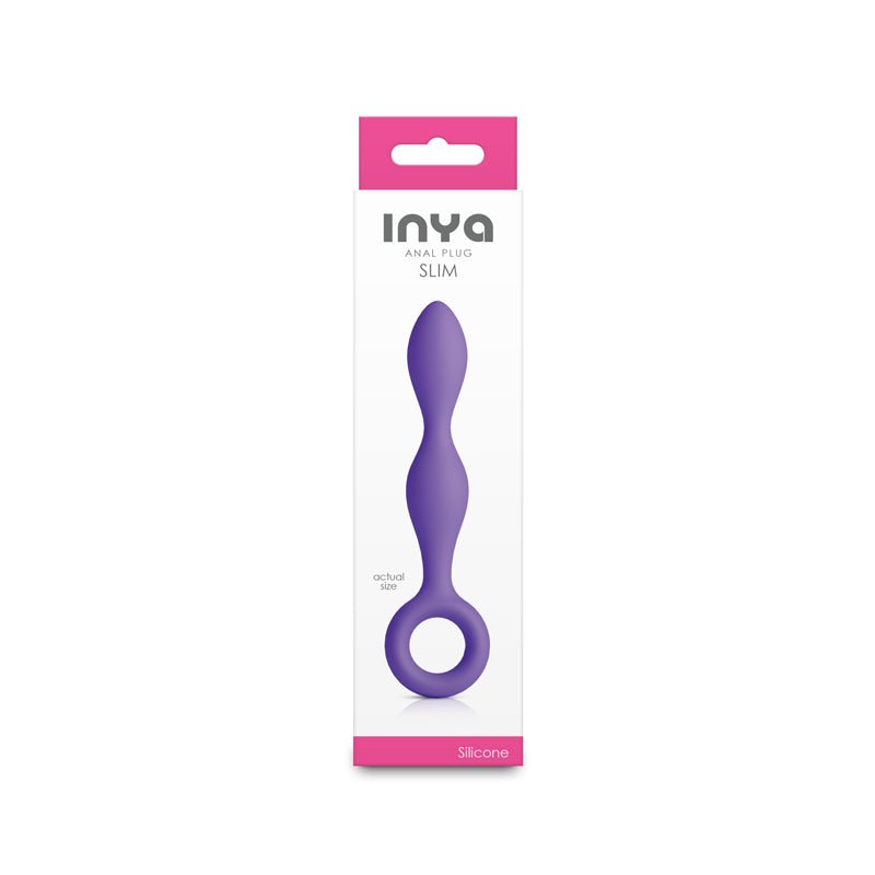 INYA Slim - Purple - Purple 12.7 cm Anal Plug - Silk and Sin