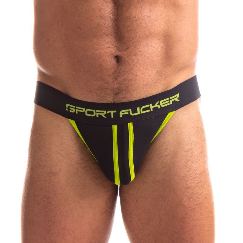 Jersey Jock Black/Green - Silk and Sin