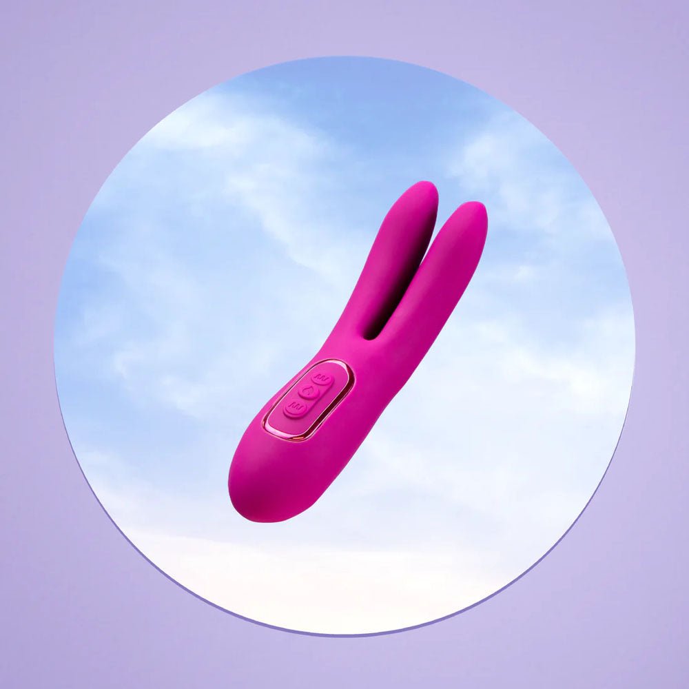 JimmyJane Solis Ascend 2 PRO - Purple 16 cm USB Rechargeable Dual Tip Stimulator - Silk and Sin