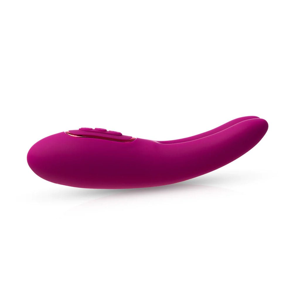 JimmyJane Solis Ascend 2 PRO - Purple 16 cm USB Rechargeable Dual Tip Stimulator - Silk and Sin