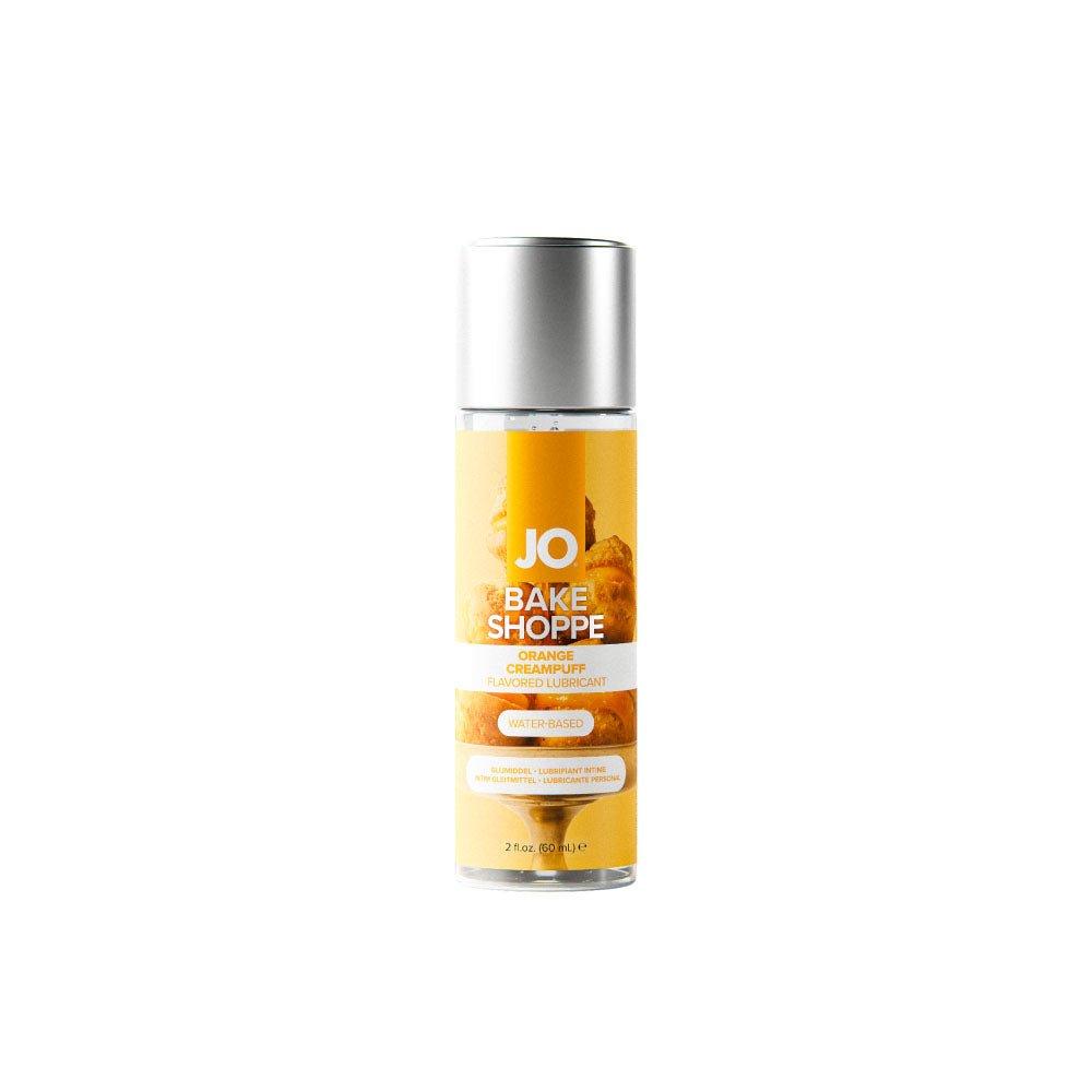 JO Bake Shoppe - Orange Creampuff - Orange Creampuff Flavoured Water Based Lubricant - 60 ml Bottle - Silk and Sin