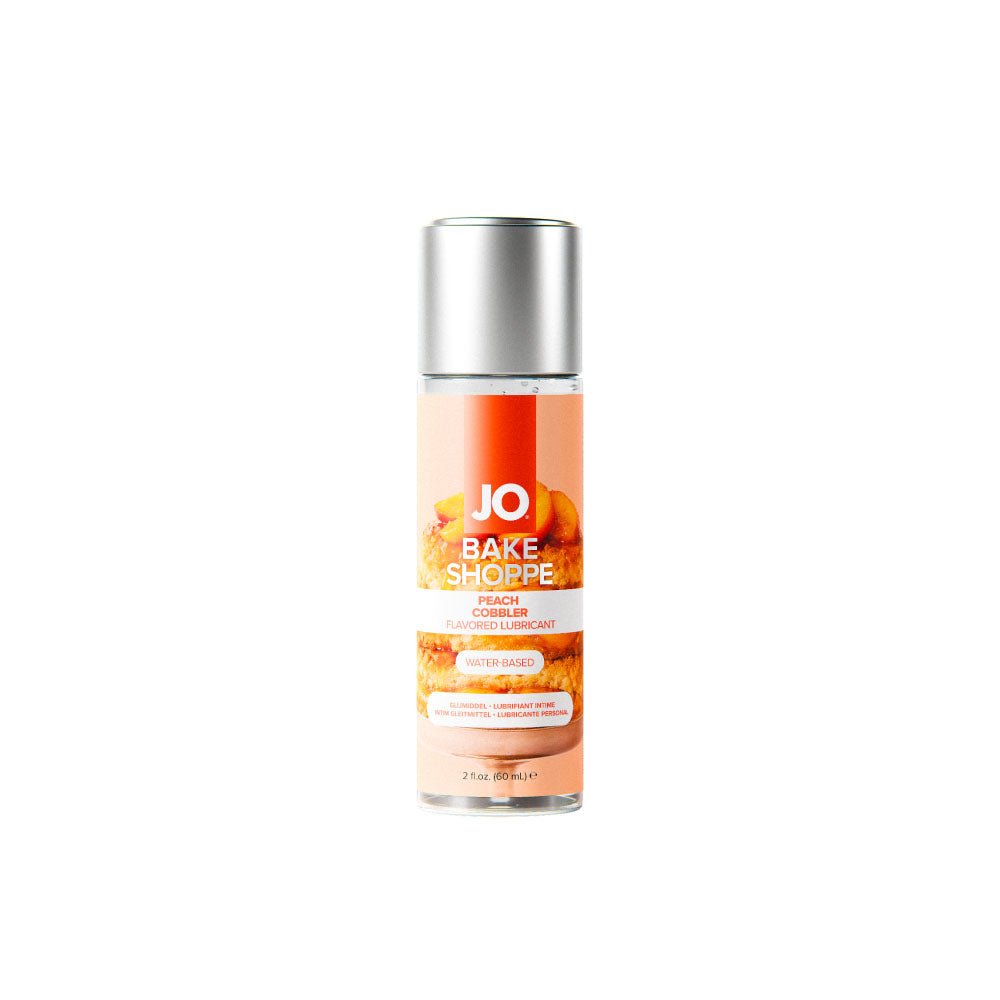 JO Bake Shoppe - Peach Cobbler - Peach Cobbler Flavoured Water Based Lubricant - 60 ml Bottle - Silk and Sin