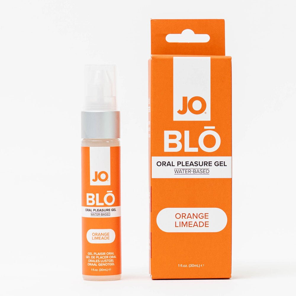 JO Blo Orange Limeade - Orange Limeade Flavoured Oral Pleasure Gel - 30 ml Bottle - Silk and Sin
