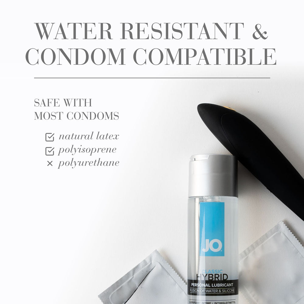 JO Classic Hybrid - Hybrid Lubricant - 120 ml Bottle - Silk and Sin
