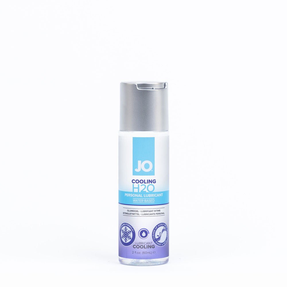 JO H2O Cooling Lube - 60 mL - Water Based Cooling Lubricant - 60 ml Bottle - Silk and Sin