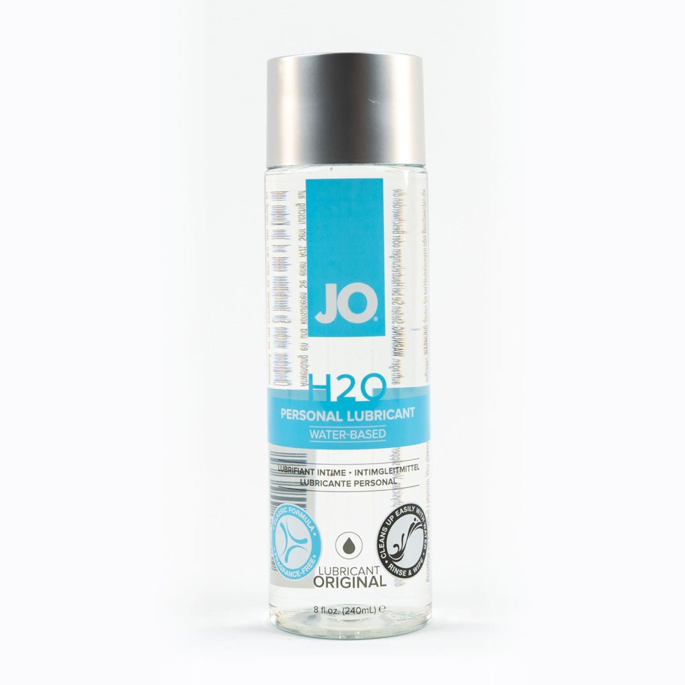 JO H2O Original Lube - 240 mL - Water Based Lubricant - 240 ml Bottle - Silk and Sin