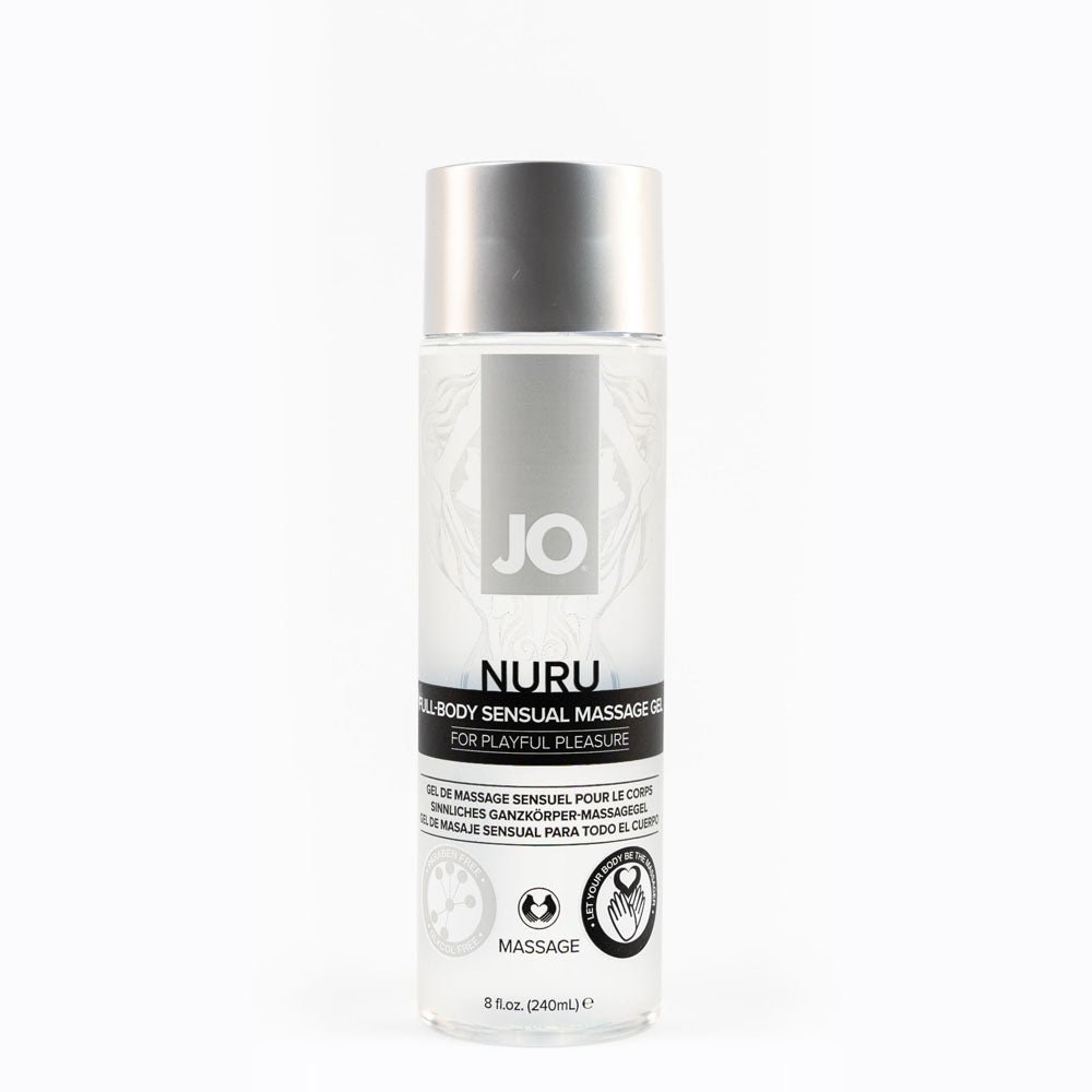 JO Nuru Massage Gel - 240ml - Nuru Massage Lubricant - 240 ml Bottle - silkandsin