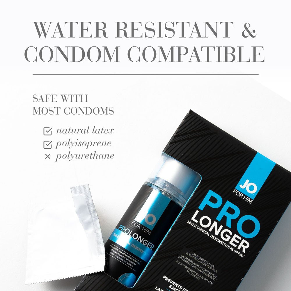 JO Prolonger Spray - 60 mL - Desensitising Spray for Men - 60 ml Spray Bottle - silkandsin