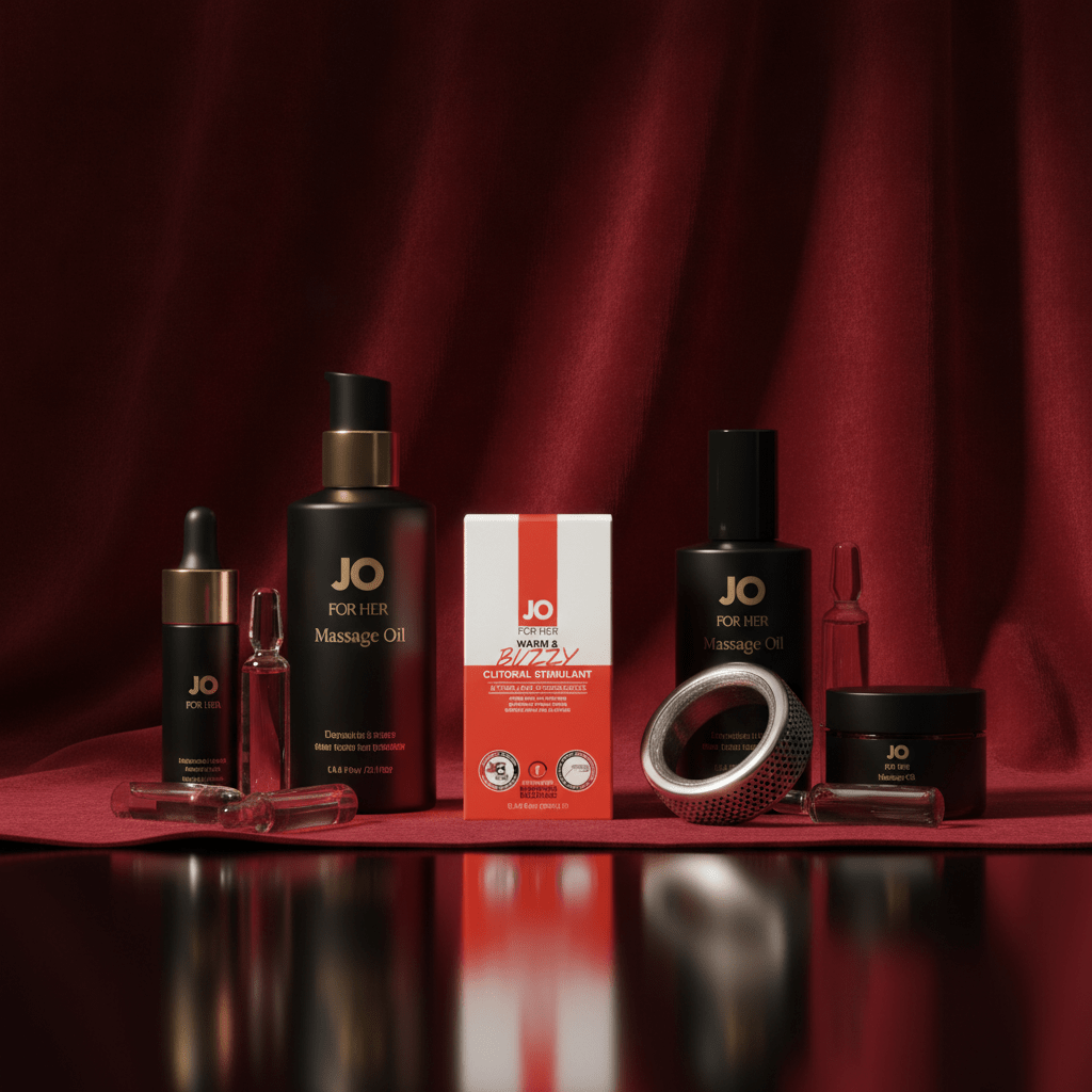 JO Warm & Buzzy Clitoral Stimulant - 10 mL - Warming Clitoral Stimulation Gel - 10 ml Tube - Silk and Sin