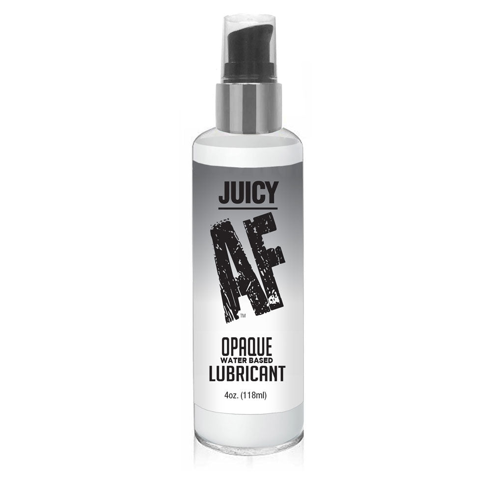 Juciy AF - Waterbased Opaque Lube - 118 ml - Waterbased Cum Lube - 118 ml - Silk and Sin