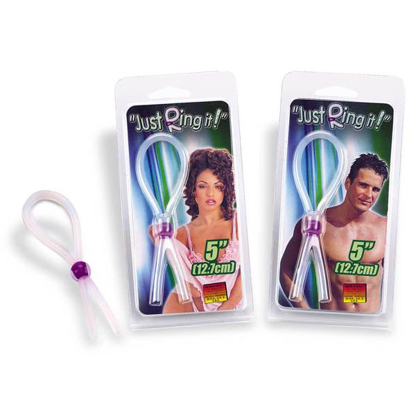 Just Ring It - Clear Cock Lasso Ring - Silk and Sin