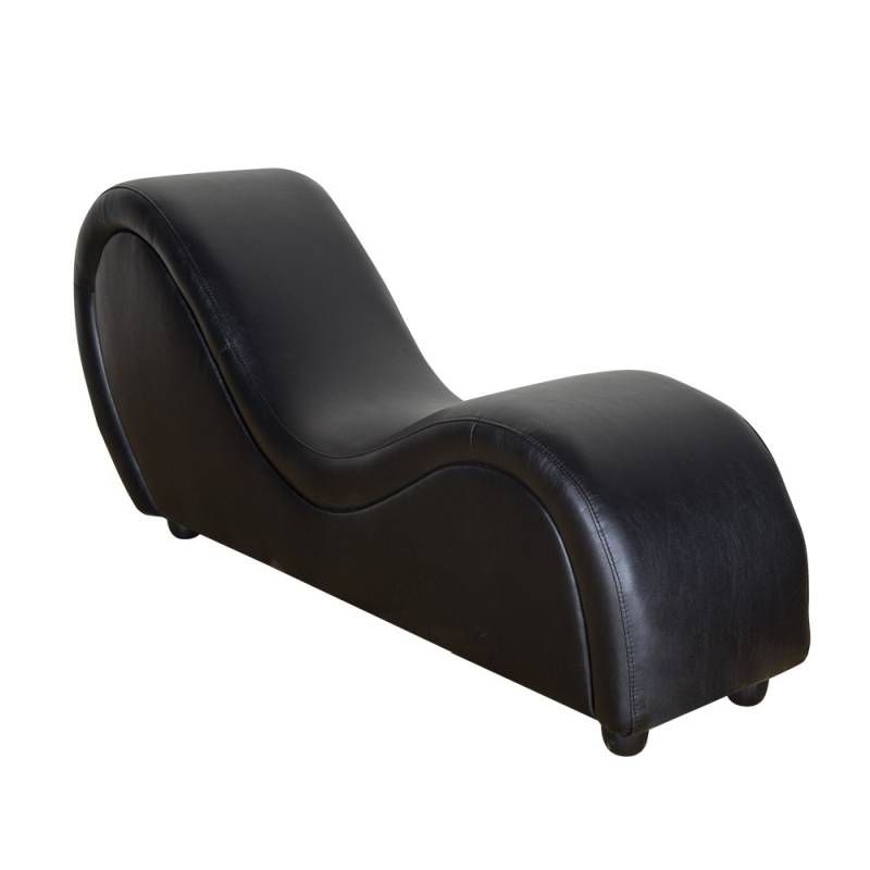 Kama Sutra Mebon Chaise Love Lounge Black - Silk and Sin